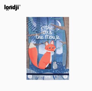 londji儿童进口木质玩具狐狸和老鼠 商品图4