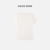 COCO ZONE 女士V领纯色休闲时尚短袖T恤 23C18260 商品缩略图3
