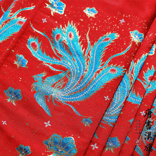 【凤求凰·宫墙红】织金妆花工艺新中式国风马面裙精贵凤凰套装 商品图5