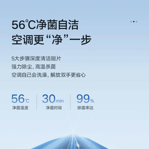 【新品上市】GREE格力 凉之夏-Ⅱ 大1匹/1.5匹 一级能效 变频冷暖 Ai节能科技 内外机双清洁 防冷风直吹 挂机空调 商品图5