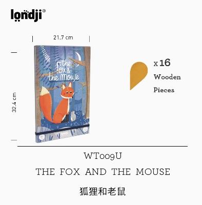 londji儿童进口木质玩具狐狸和老鼠 商品图0