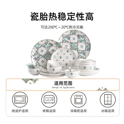 骨瓷餐具套装 | 午后系列骨瓷套装礼盒款 四季三餐 愿你常伴 商品图3