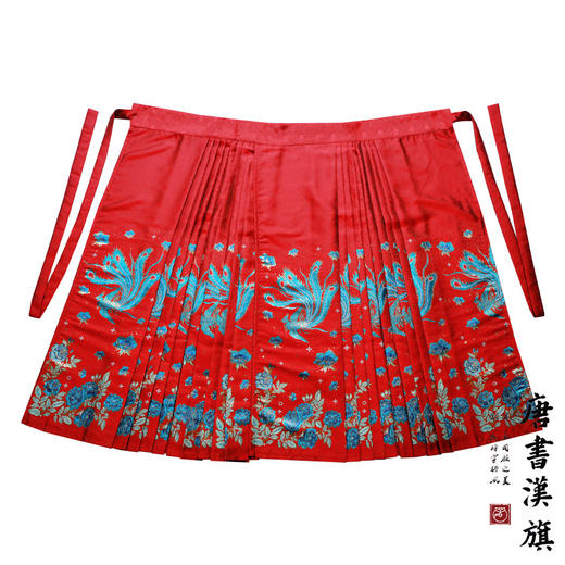 【凤求凰·宫墙红】织金妆花工艺新中式国风马面裙精贵凤凰套装 商品图7