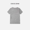 COCO ZONE 女士V领纯色休闲时尚短袖T恤 23C18260 商品缩略图5
