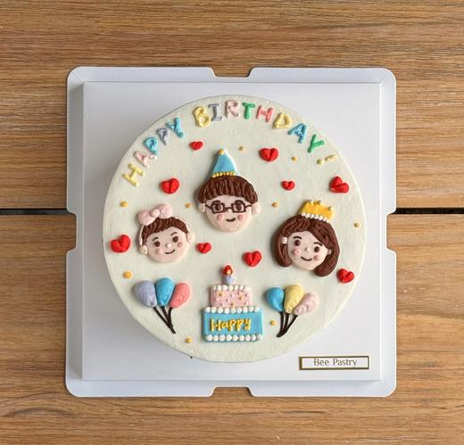 一家三口H款 手绘 （需提前两天下单） 商品图1