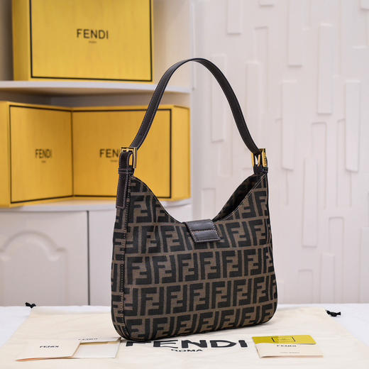 芬迪 vintage 中古老花腋下包（CB） 商品图1