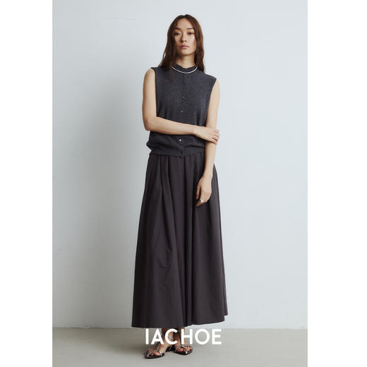 棉仓3561599005-秋季搭配bi备单品针织毛衣 羊毛羊绒针织单排扣马甲开衫 商品图1