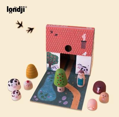 londji儿童进口木质玩具世界农场 商品图3