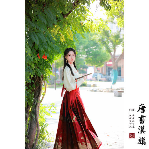 【春和景明·丹炽】织金妆花工艺新中式国风马面裙精致优雅套装 商品图4