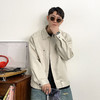 徐太浪高级感翻领机车服夹克男秋季新款美式宽松短款时尚百搭外套 商品缩略图2