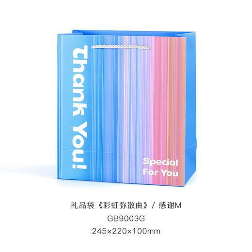 礼研社彩虹主题礼品袋 彩虹弥散曲系列 商品图5
