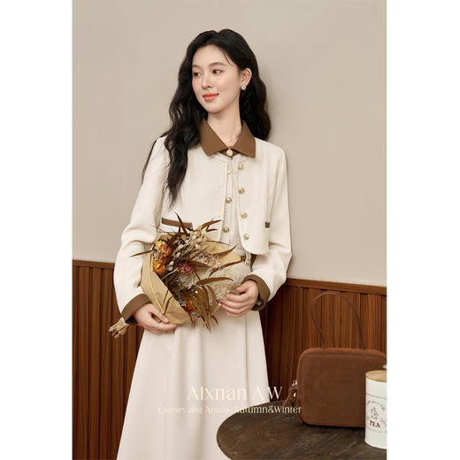 【6折秒杀】鹿向南「白巧茉莉」短款外套女L50517SY 商品图4