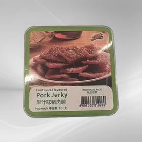 果汁味猪肉脯 165g/盒