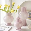 北欧现代简约ins风花瓶摆件客厅花瓶琉璃玻璃插花法式家居装饰 商品缩略图1