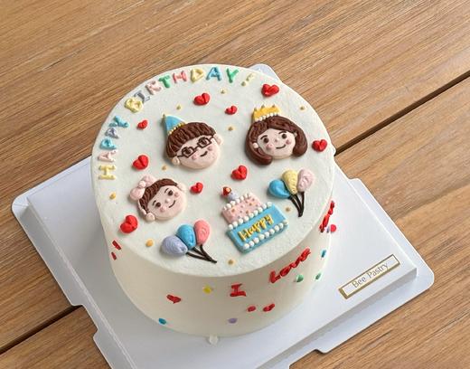 一家三口H款 手绘 （需提前两天下单） 商品图0