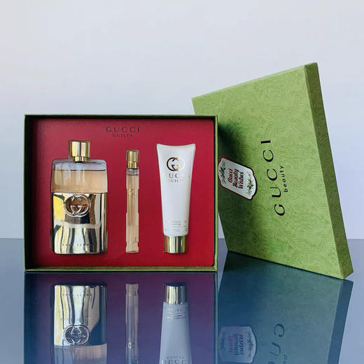GUCCI古驰罪爱女士香水纯享节日礼盒90ml+10ml+身体乳50ml 商品图7
