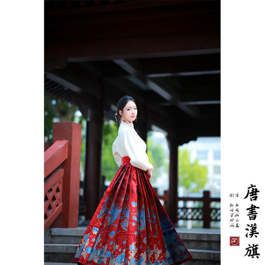 【凤求凰·宫墙红】织金妆花工艺新中式国风马面裙精贵凤凰套装 商品图1