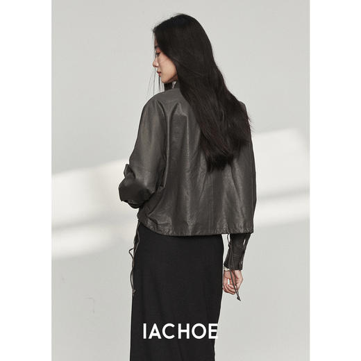 棉仓3561527001-灰色皮衣 商品图1