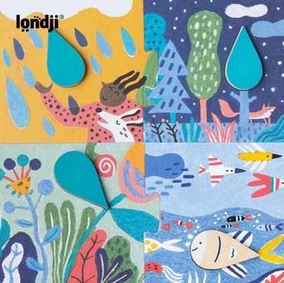 londji儿童进口拼图桌游魔法拼图 商品图4