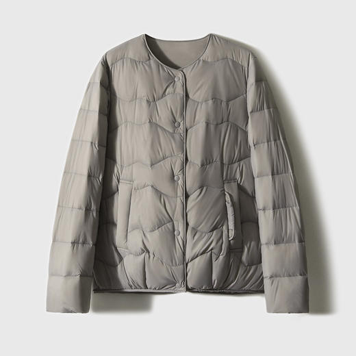 【高货ayts】全新升级【铂金会员441/天猫589/差价148】(15234) 洛诗琳蓄热三防轻薄鹅绒服圆领短款好穿搭羽绒服外套 商品图3