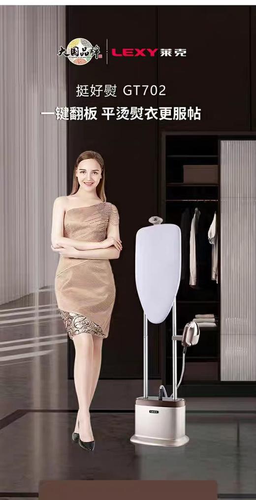 莱克挂烫机GT702家用大功率立式手持蒸汽电熨斗挂式烫斗熨烫衣服 商品图0