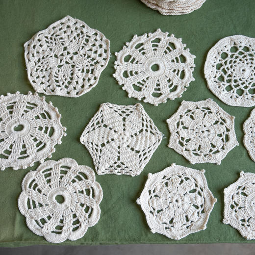 妈妈手工钩编咖啡壶垫 商品图0