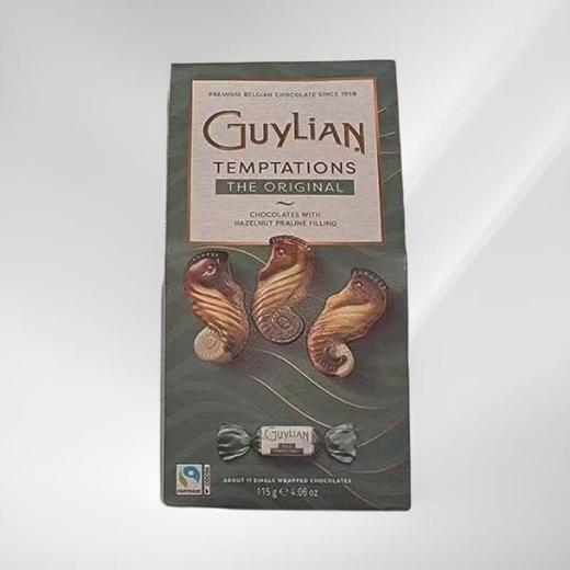 吉利莲比利时海马形榛子夹心原味巧克力 115g/盒 商品图0