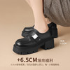 ZHR则则魔术贴厚底乐福鞋2024秋季新款松糕增高jk鞋英伦风小皮鞋 商品缩略图4