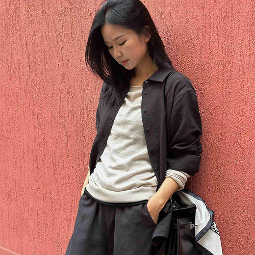 【顺丰包邮】99727 洛诗琳慵懒松弛廓形衬衫&休闲裤282 商品图3