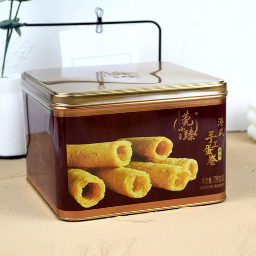 莞小臻港式原味蛋卷308g 商品图0