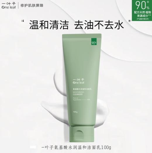 一叶子氨基酸水润温和洁面乳100g-5696 商品图2