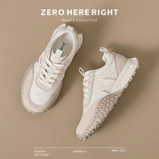 ZHR则则厚底增高运动鞋轻便软底女鞋2024秋季新款ins百搭休闲鞋女 商品图7