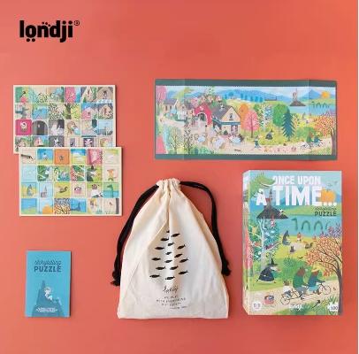 londji儿童进口拼图桌游童话镇 商品图4