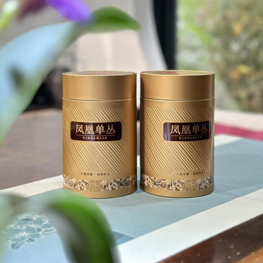 乌龙茶｜凤凰单丛·庵角蜜兰香/乌岽杏仁香，来自核心原产潮州凤凰乌岽庵角高山茶，单采单只制，茶形隽美，条索匀结，色泽乌褐蜜味纯正，花香浓郁，顺滑回甘，留香持久韵绵长～自饮馈赠商务俱佳，规格125g*1罐 商品图5
