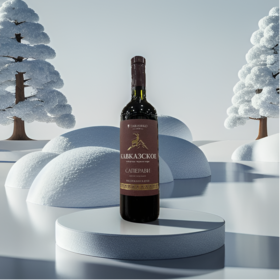 高加索晚红蜜半甜红葡萄酒750ml/012461