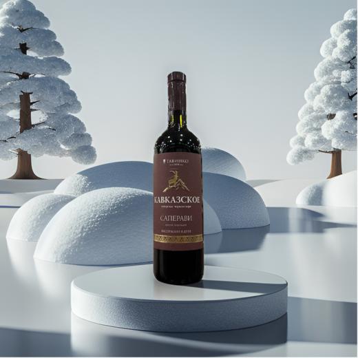 高加索晚红蜜半甜红葡萄酒750ml/012461 商品图0