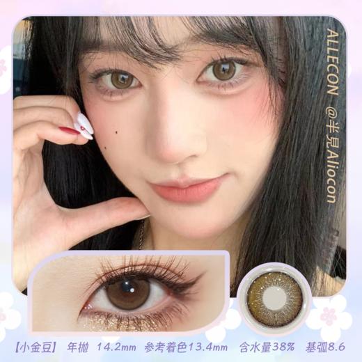 Allecon A43小奶豆(灰)/A43小金豆(棕) 14.2mm【年抛1片】 商品图1