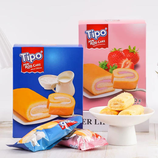 Tipo迷你蛋糕卷牛奶味180g 商品图7