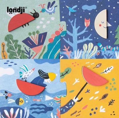 londji儿童进口拼图桌游魔法拼图 商品图5