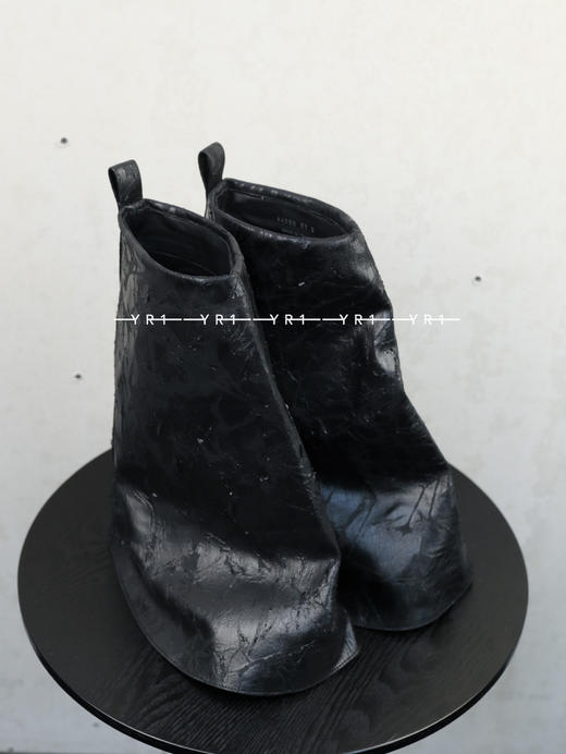 Rick Owens Drkshdw | PORTERVILLE 牛仔涂层裤管靴 商品图0
