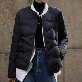 【高货ayts】全新升级【铂金会员441/天猫589/差价148】(15234) 洛诗琳蓄热三防轻薄鹅绒服圆领短款好穿搭羽绒服外套