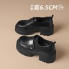ZHR则则魔术贴厚底乐福鞋2024秋季新款松糕增高jk鞋英伦风小皮鞋 商品缩略图6
