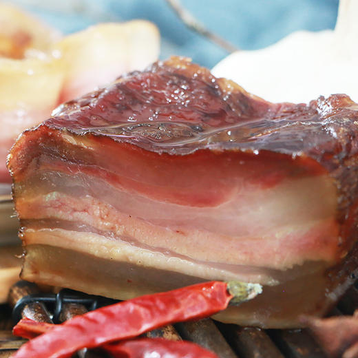 九重原乡重庆特产城口老腊肉五花肉-传统工艺,柴火熏制 商品图1