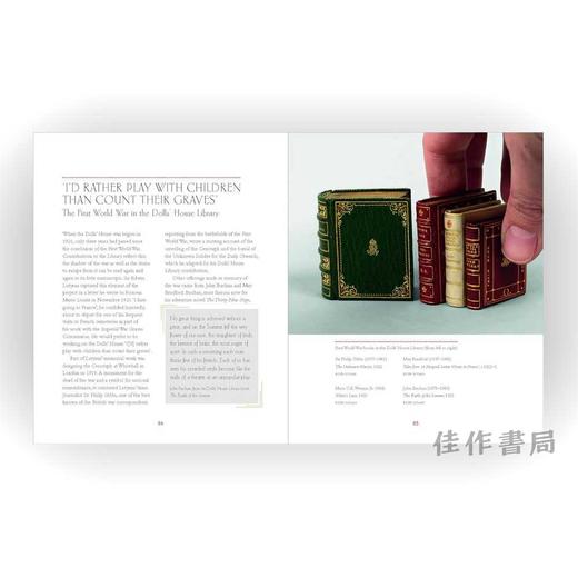 The Miniature Library of Queen Mary's Dolls' House / 玛丽女王玩偶屋的微型图书馆 商品图4