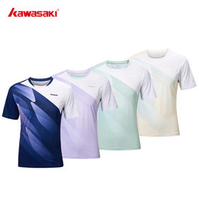 川崎 男女同款 冰淇淋系列 圆领短袖T恤 K1C02-B1972 B2972