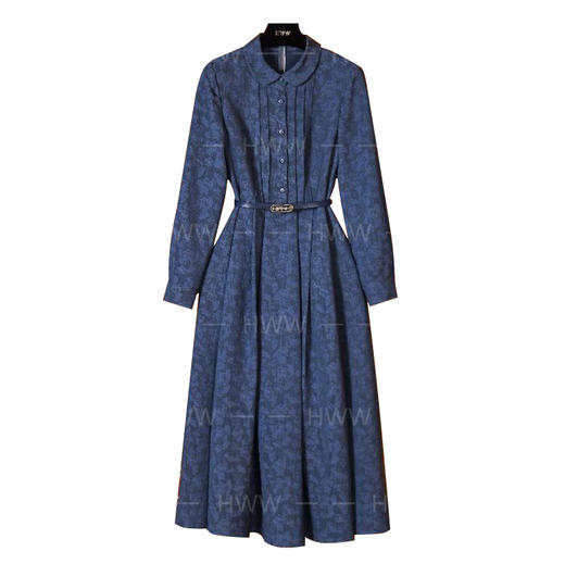 HWW轻奢设计师女装连衣裙初秋新款修身时尚连衣裙DHZFF403091 商品图8