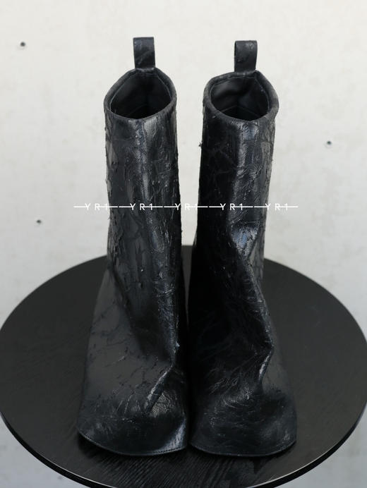 Rick Owens Drkshdw | PORTERVILLE 牛仔涂层裤管靴 商品图4