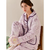 芬腾女士睡衣冬季三层夹棉珊瑚绒加厚套装新中式抗静电加绒家居服 商品缩略图0