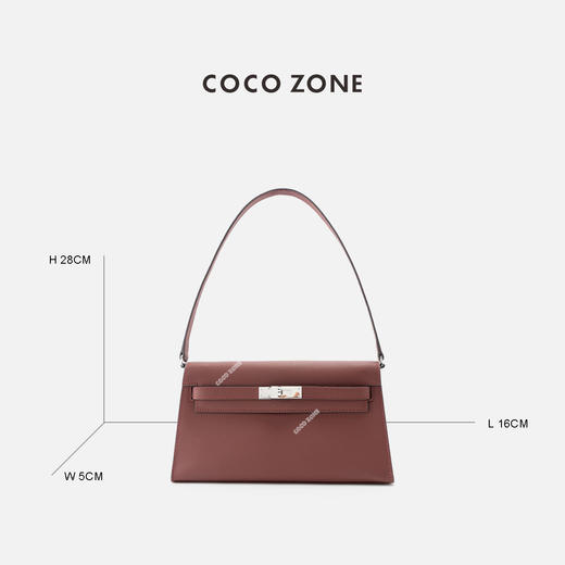 COCO ZONE 高级感通勤风百搭单肩包气质简约女包CC2C2204 商品图1