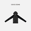 COCO ZONE 时尚拼色连帽打底衫通勤风简约T恤CC2C2333 商品缩略图0